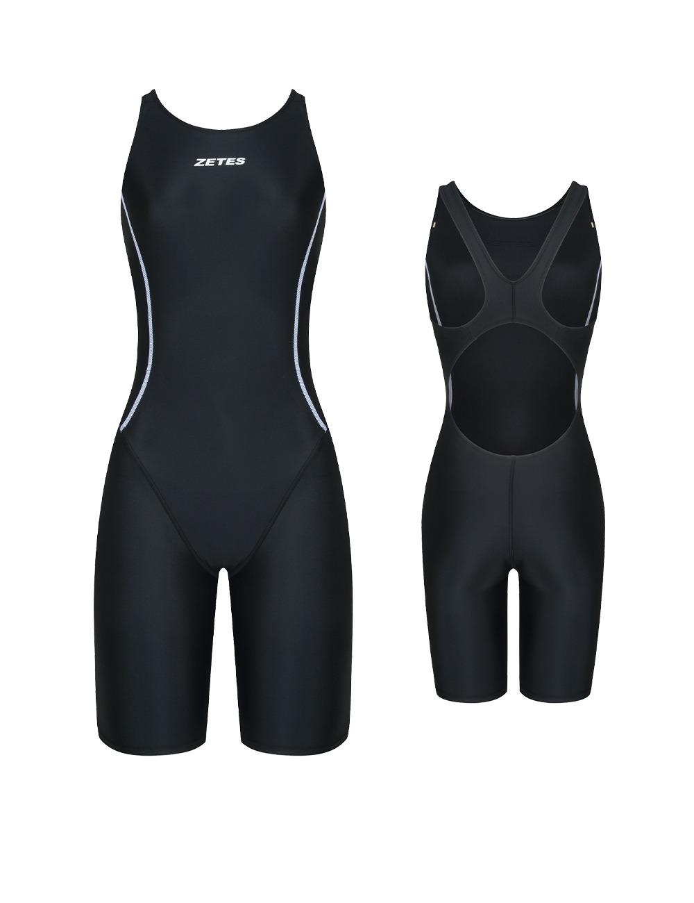 여성 X백 5부 실내수영복 4255