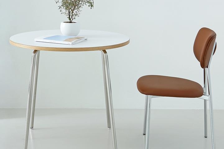 빌리 원형 호마이카 테이블 (스텐다리) 700size