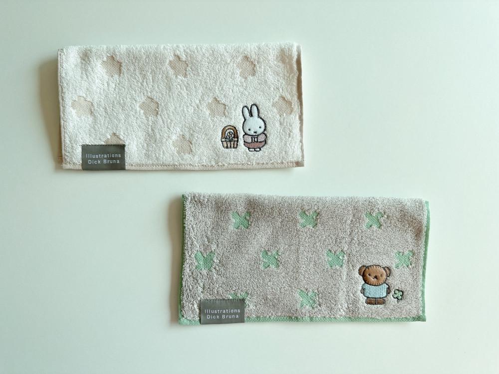 미피손수건 미피 보리스 자가드 미니타올 일본손수건