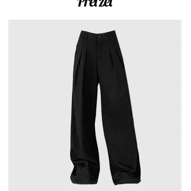 더클레인 핀턱 와이드 슬렉스