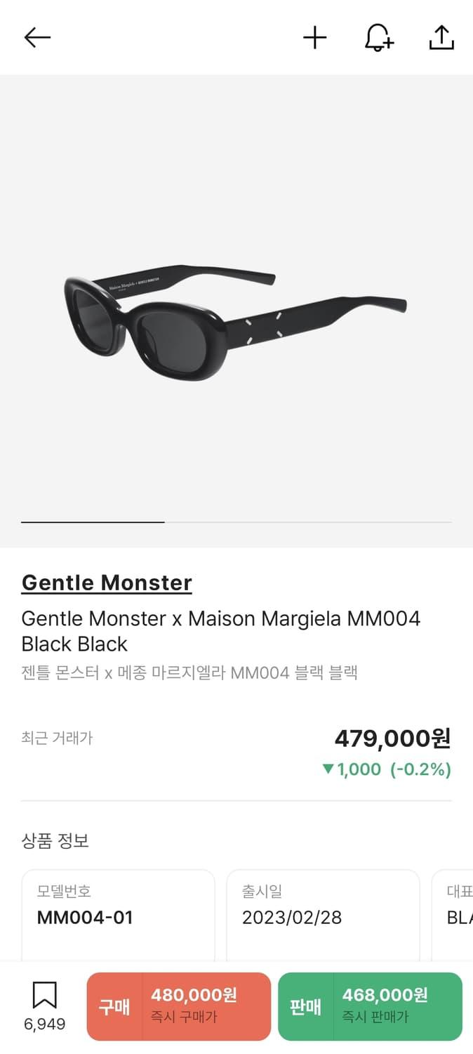 마르지엘라 젠틀몬스터 mm004