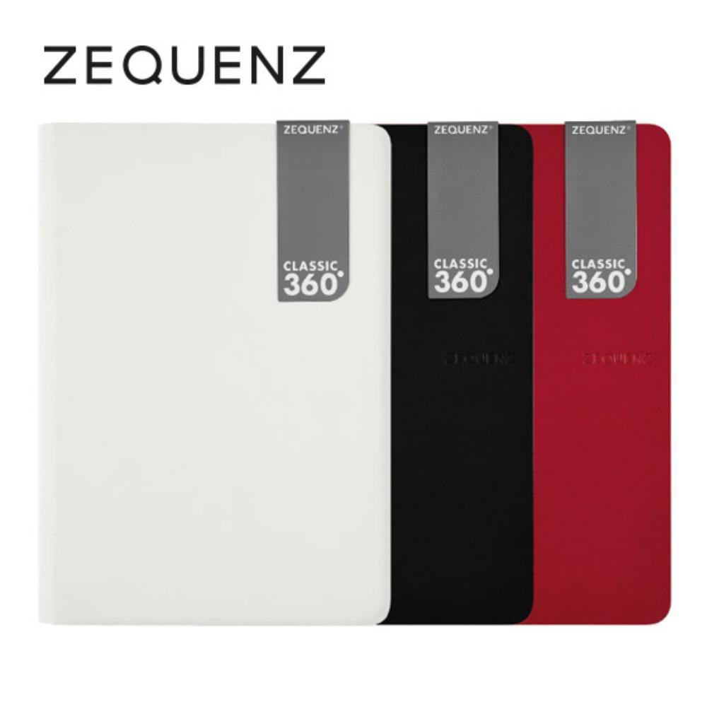 지퀀스 A7 시그니처 클래식 노트 룰드 만년필 캘리그라피 글씨연습 줄 노트