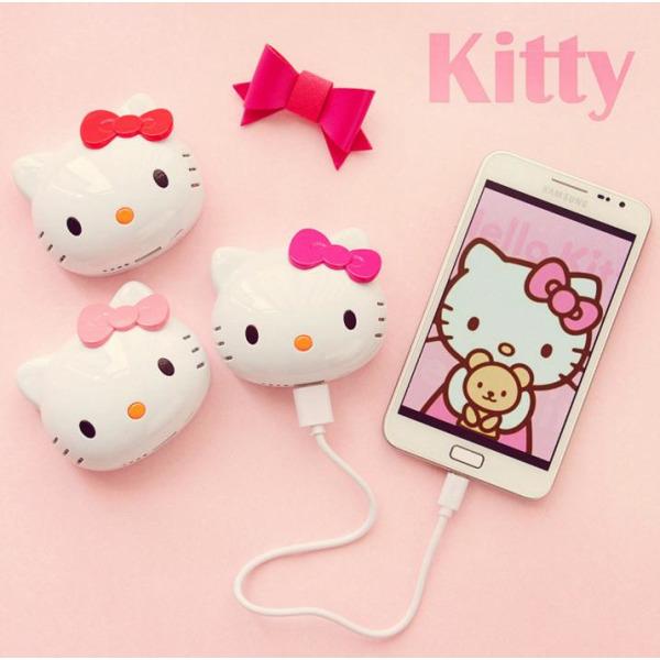키티 캐릭터 보조배터리 캐릭터 포장 선물용 12000mAh