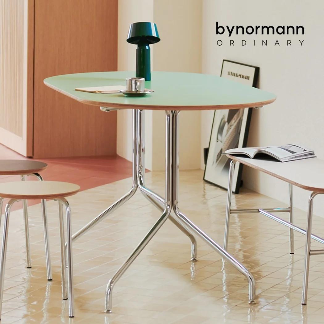 [바이노만 오디너리] 노르디 미드센추리모던 라운드 테이블 책상 1400 (4종/택1) - 한샘몰