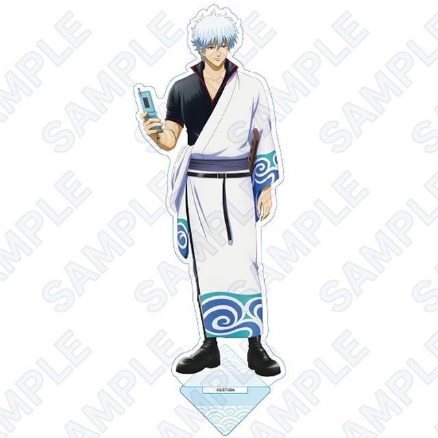 Y Line 은혼 굿즈 데카 아크릴 스탠드 휴대 전화 Ver 사카타 긴토키