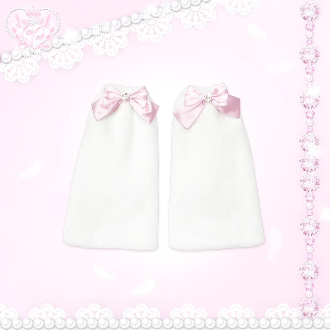 ♥ BABY CHERRY LEG WARMER ♥ (snow white)