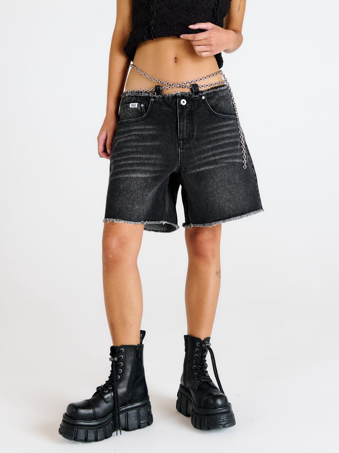 Chain Waist Dad Short - 24