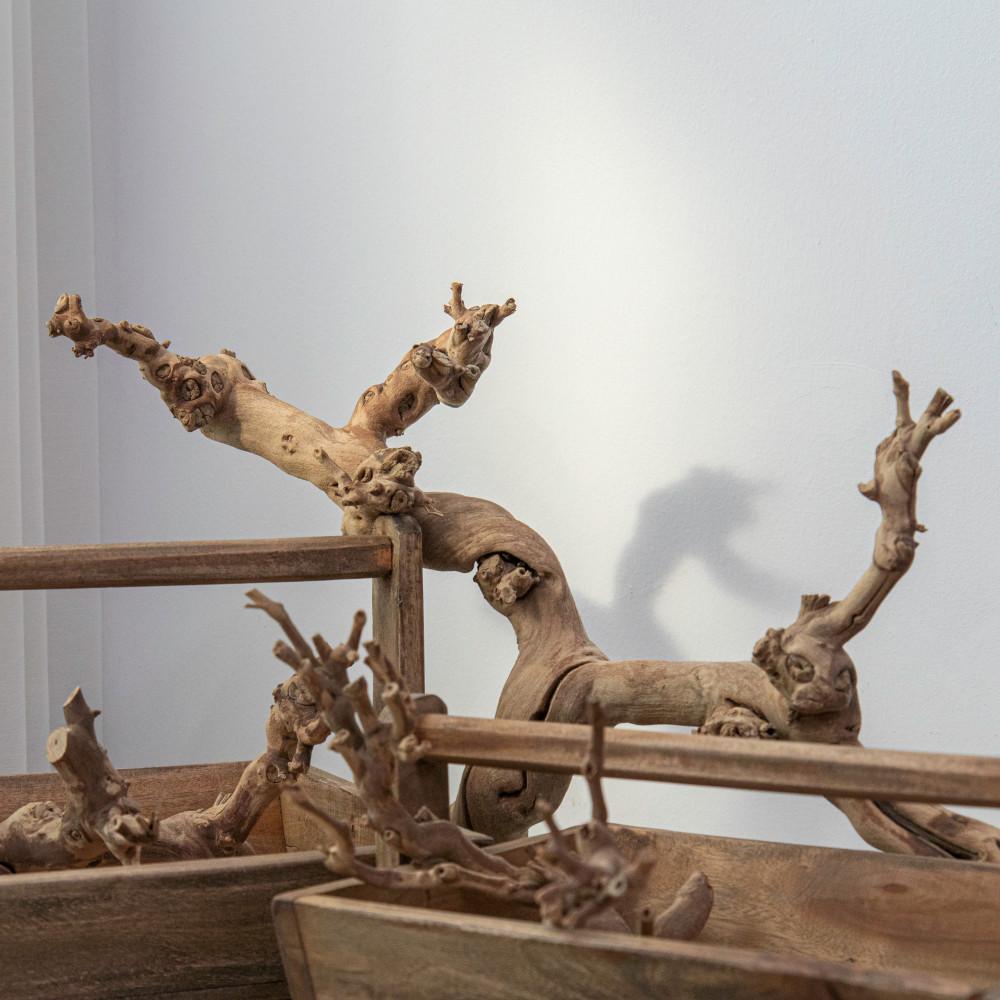 고스트 우드오브제 나무장식 촬영소품 인테리어 소품