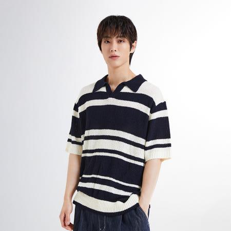 이런 상품 어때요? [스파오]부클 카라넥 반팔니트_SPKWE26M10