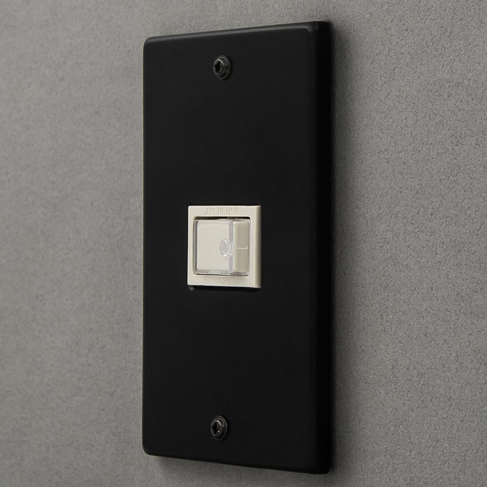 베코 빈티지 대각스위치 블랙 1개용 1구