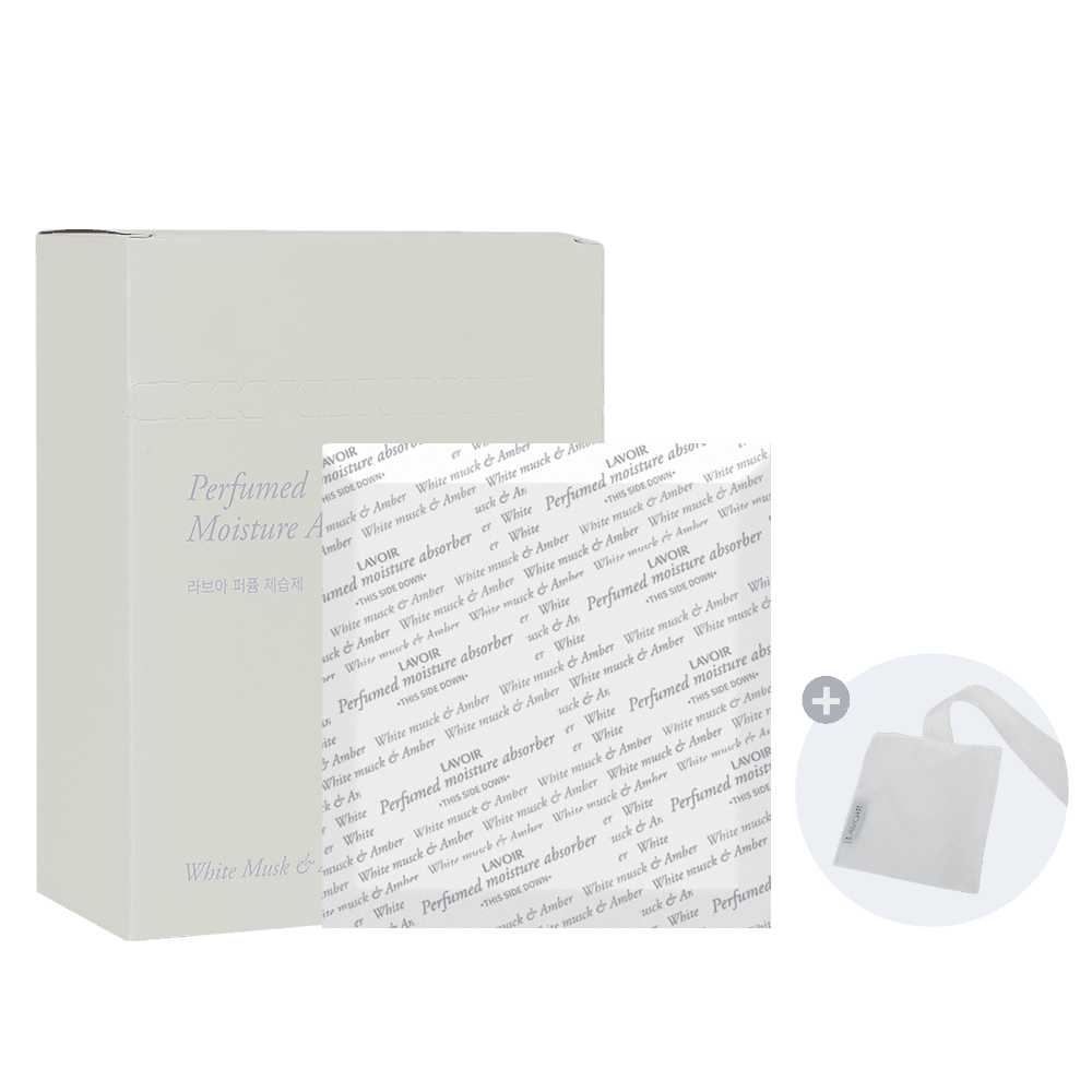 퍼퓸 제습제: 화이트머스크 & 앰버 + 파우치 1p증정