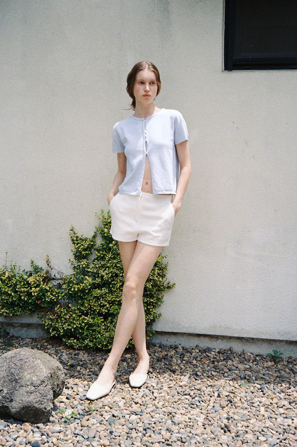 Micro Cotton Shorts (white)