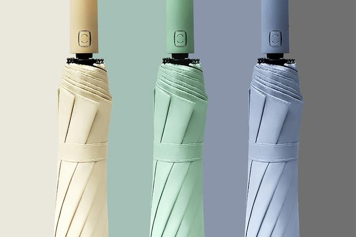 캔디 자동 3단암막우산 원터치우산 튼튼한우산 자외선차단 양산 6color