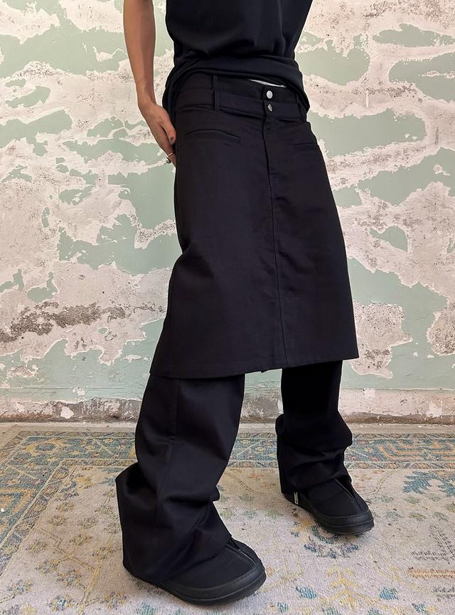 미세키서울 Shirring bootscut pants CHARCOAL - 위시버킷