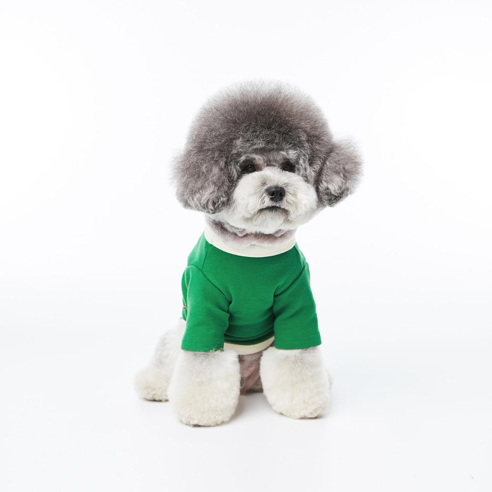 KINI SMILE VOLUME LOGO SHORT SLEEVE-GREEN(반팔티)