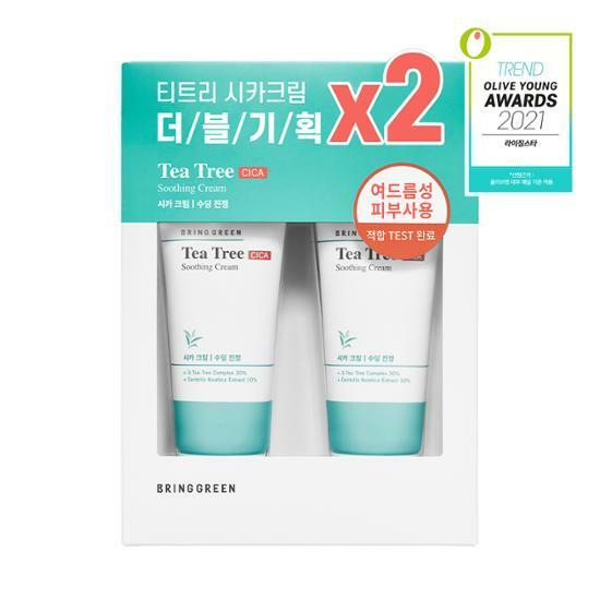 브링그린 티트리 시카 수딩크림 100mL 더블기획