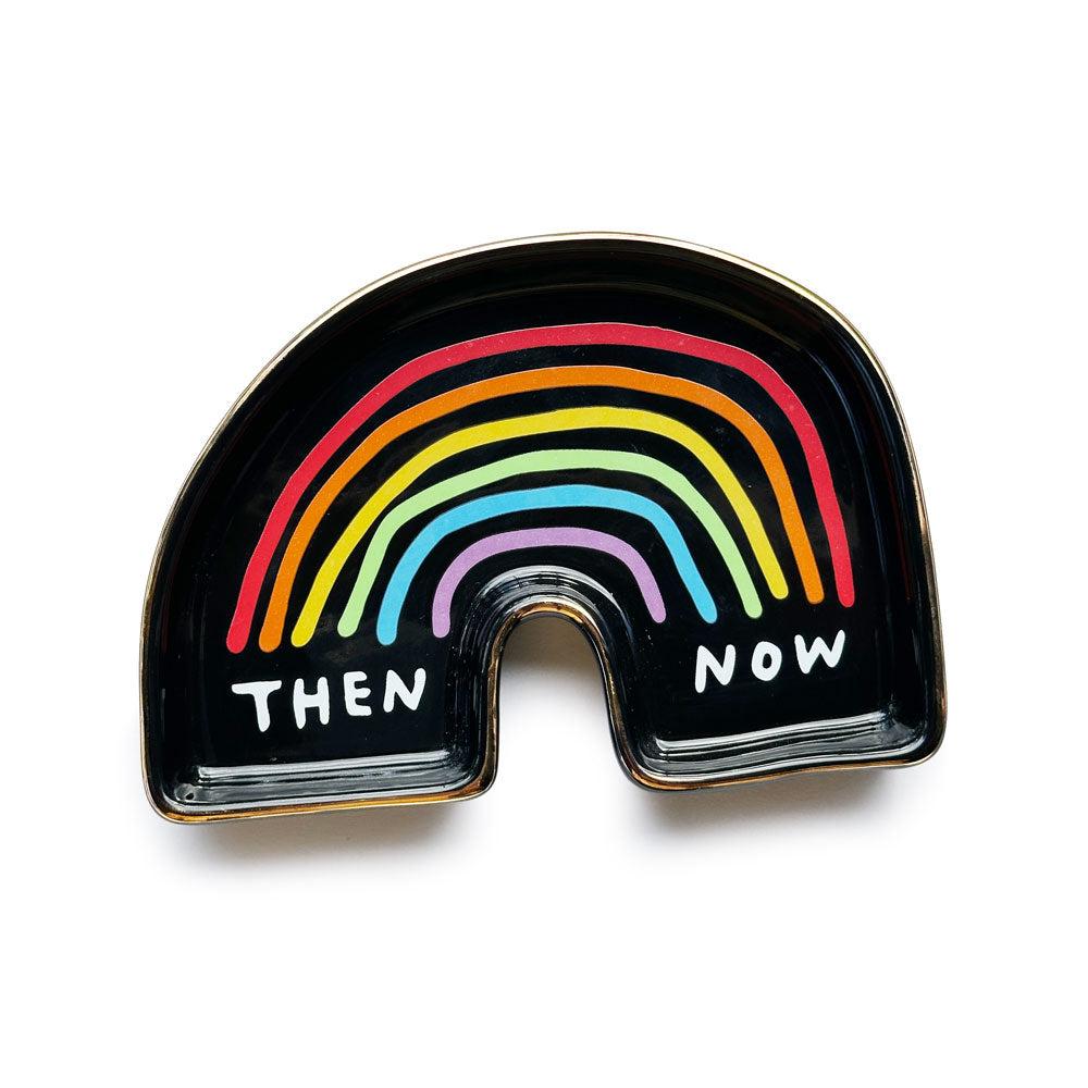 Then & Now Ceramic Tray