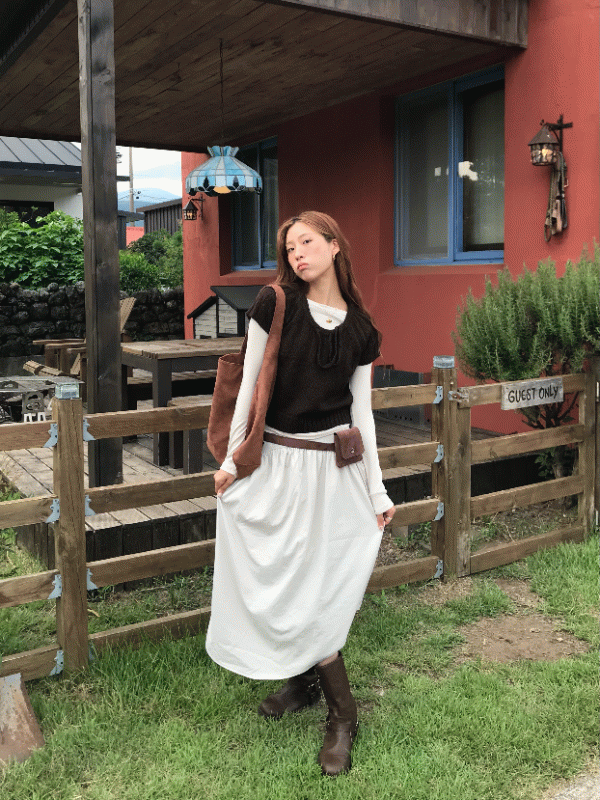 포그 하프 니트