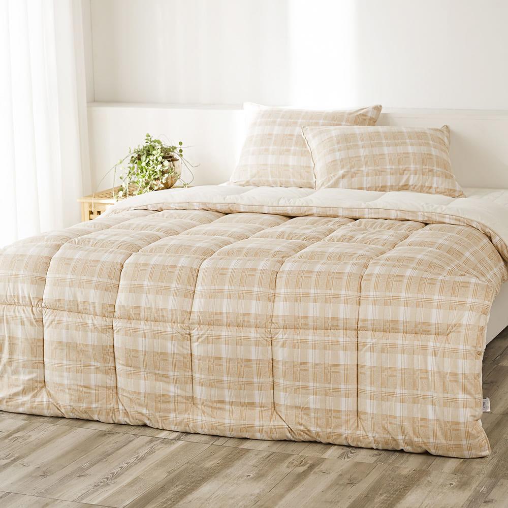 스윗체크 극세사 겨울 차렵이불+베개커버 세트 S/SS