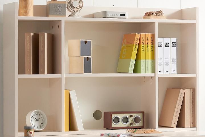 그랑 1200 책상위 책꽂이 전면책장