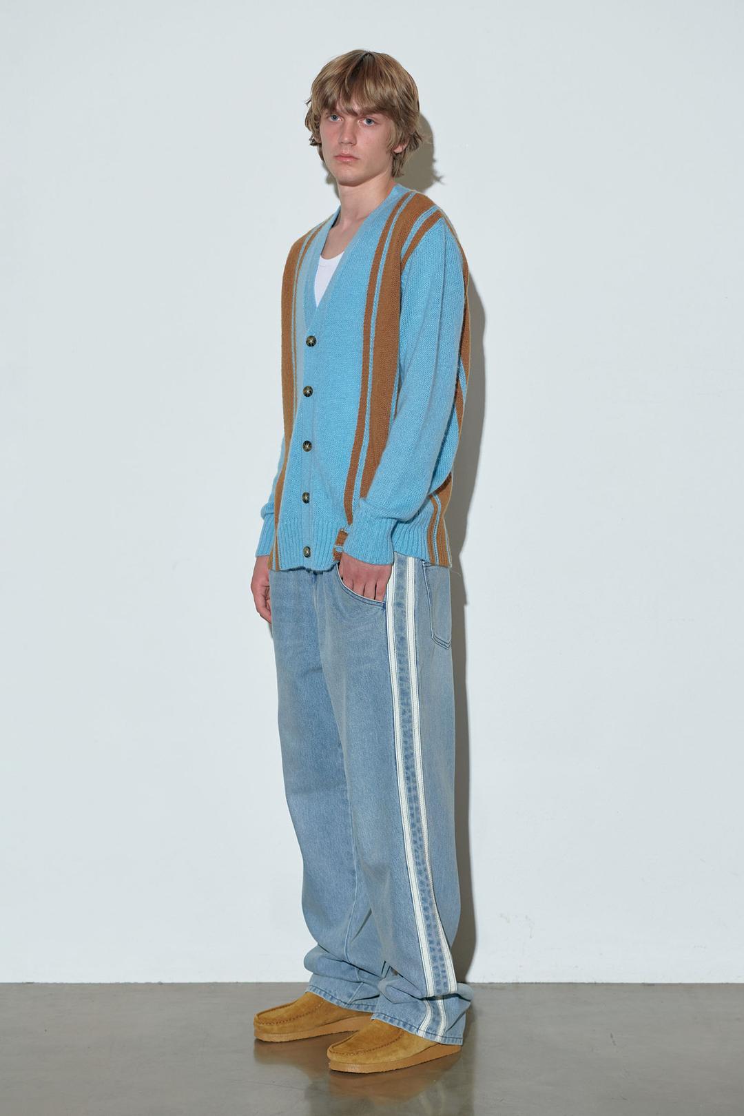 Straight Line Denim Pants Light Denim