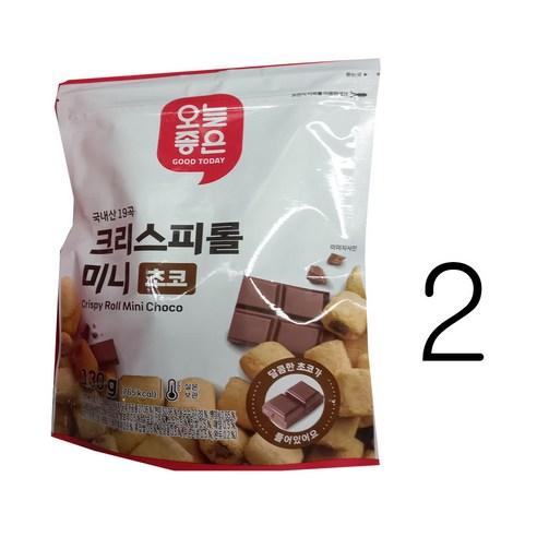 오늘좋은 국내산19곡크리스피롤미니초코130g, 130g, 2개 - 스낵/시리얼 | 쿠팡