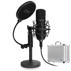 브리츠 방송용 USB 콘덴서 마이크 + 팝필터 + 휴대용 케이스