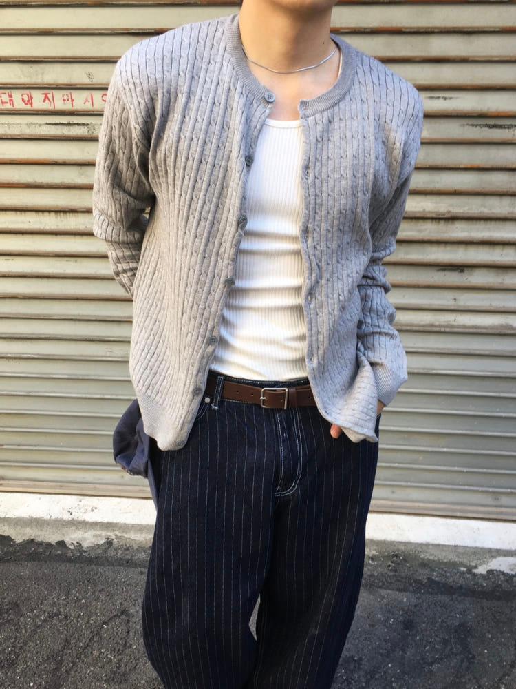 [ 마지막 재고 당일발송! ] washable twist round cardigan 8color