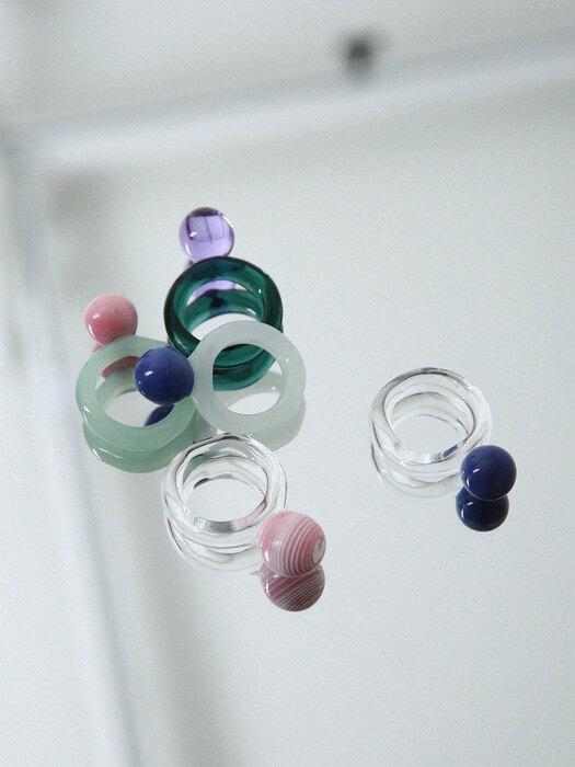 candy glass ring