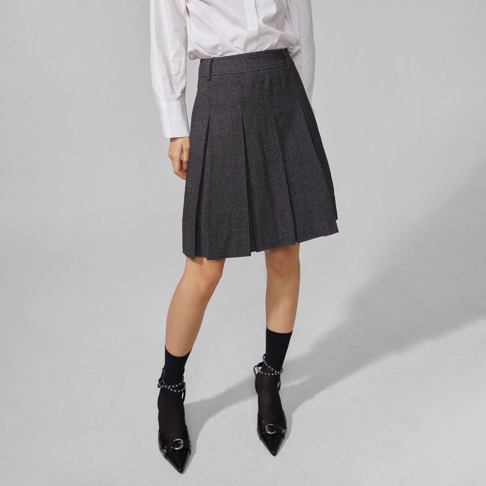 [N도착]미디 플리츠 스커트_MIWWHE261G