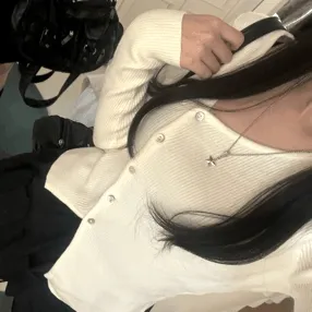 [📢재입고] 자개단추🐚 슬림 언발란스 가디건