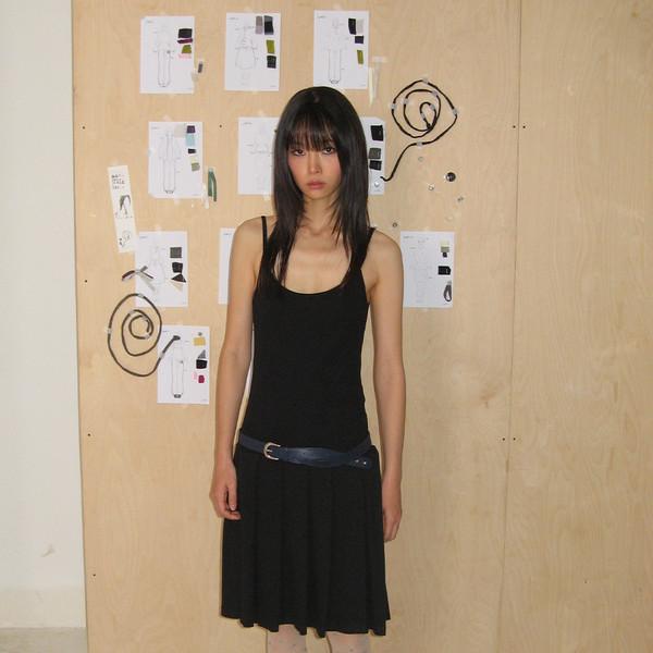 PLEATS MIDI ONE-PIECE (BLACK)