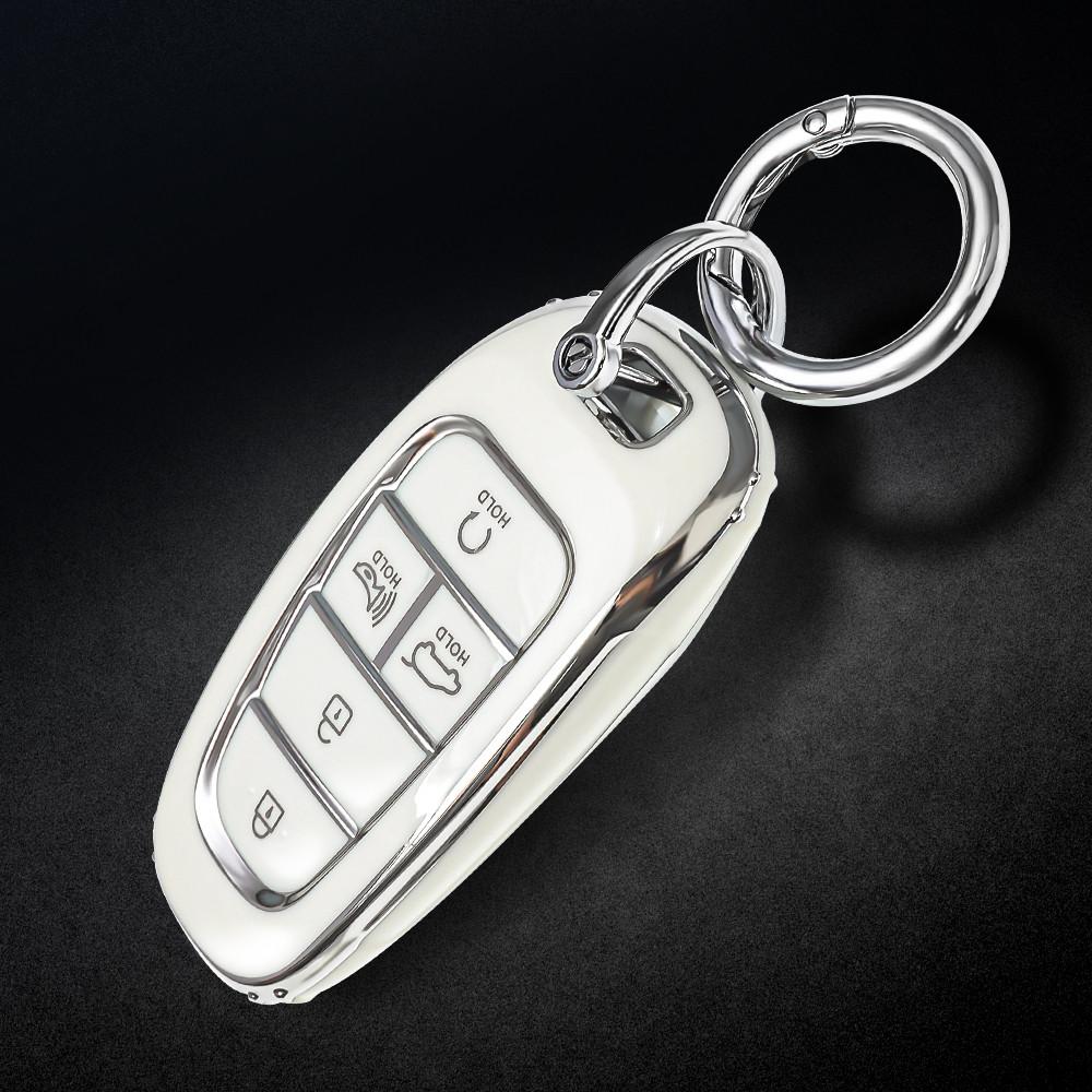 대한오토모빌 차 키케이스 자동차 스마트키 키커버 케이스 현대 5버튼 DHCAR-KFTPU