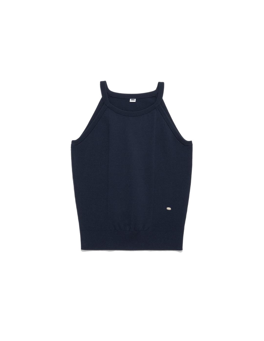 Knit Sleeveless Navy