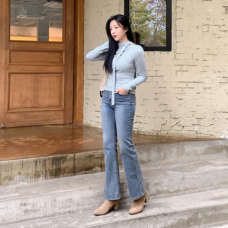 아뜨랑스 (기모데님)[💣빅 할인 블프 특가] 히든밴딩 세미부츠컷 데님 기모 팬츠 하이웨스트데님 세미부츠컷팬츠 겨울데님팬츠 슬림핏데님 부츠컷청바지 기모바지 부츠컷데님팬츠 기모청바지 ps4688