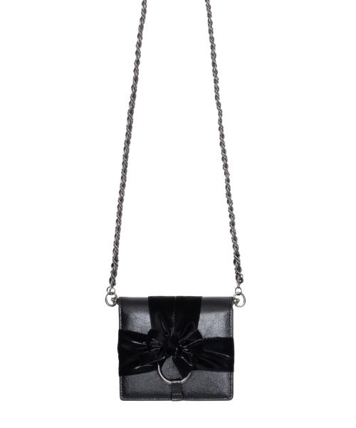 Knotted Wallet Bag (Real Leather-BK)