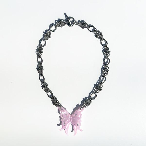 NABI : Necklace ( bubblegum pink )