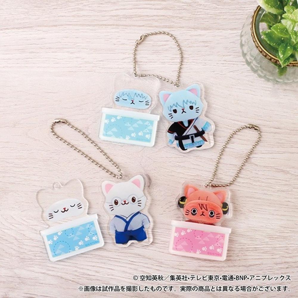 [24.11발매][예약특가] 은혼 오야스미 아크릴 키홀더 withCAT photograph Ver  굿즈 (9/20 수주예약마감)