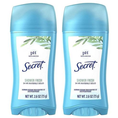 2개세트 시크릿 여성 데오드란트 샤워프레쉬향 73g