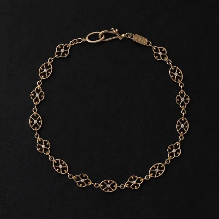 filigree ornament unit bracelet.