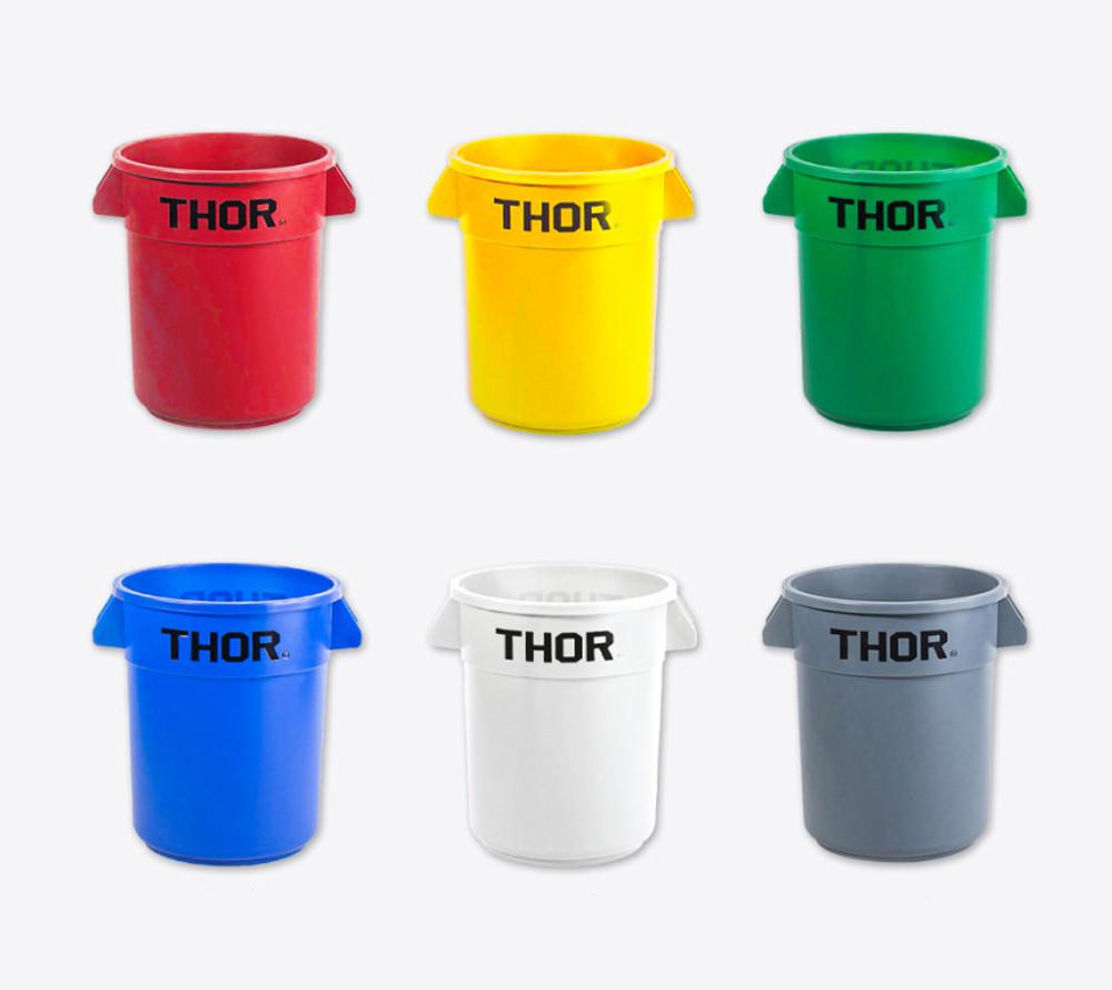 토르 컨테이너 정리함 다용도 장난감 업소 산업 정리 상자 박스 12L 원형 컨테이너 본체 뚜껑없음