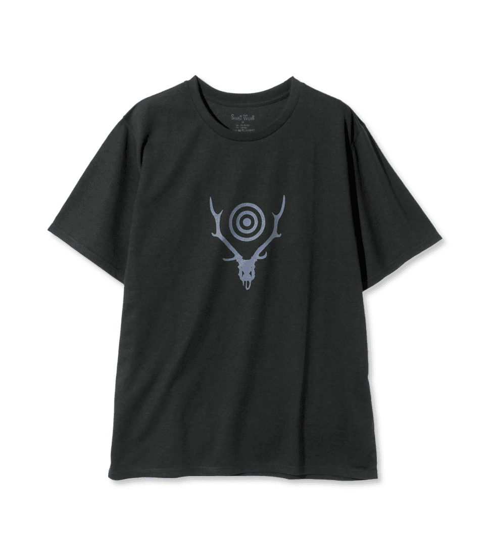 [SOUTH2 WEST8]S/S CREW NECK TEE -S/S CREW NECK TEE 'BLACK’