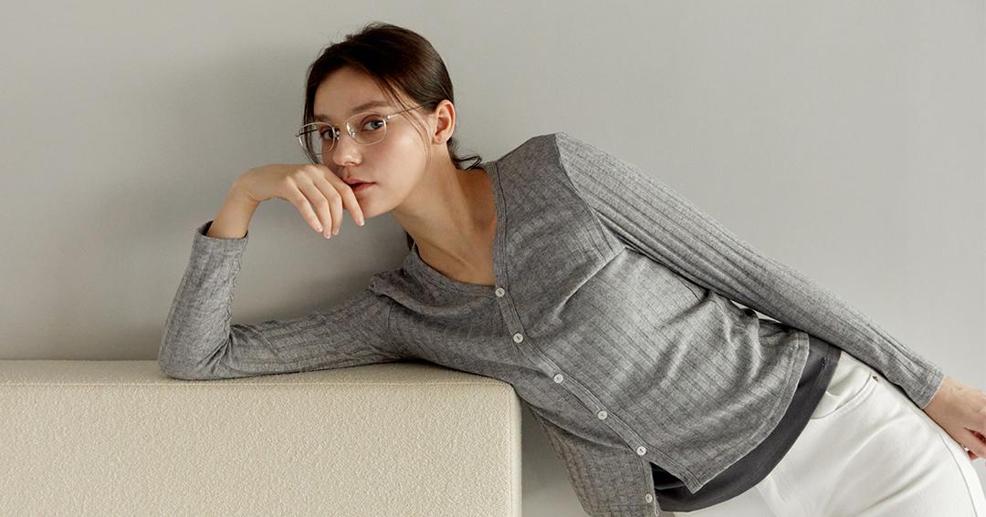 모달 리브드 캐미솔 브라탑 4colors  2P