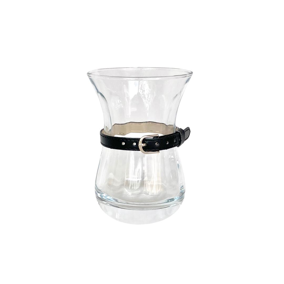 Belted water glass