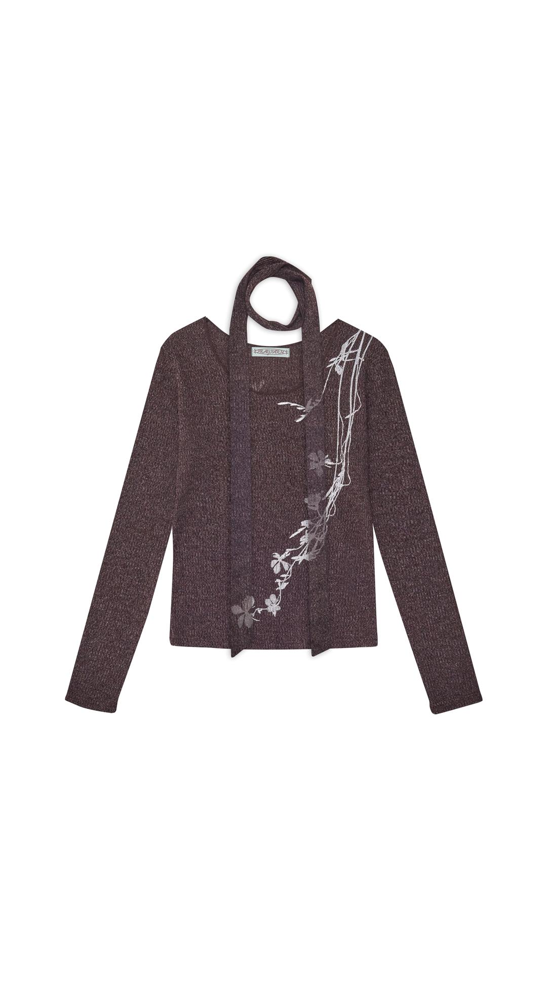Pink Gaura Scarf Set Long Sleeve (3 Color)