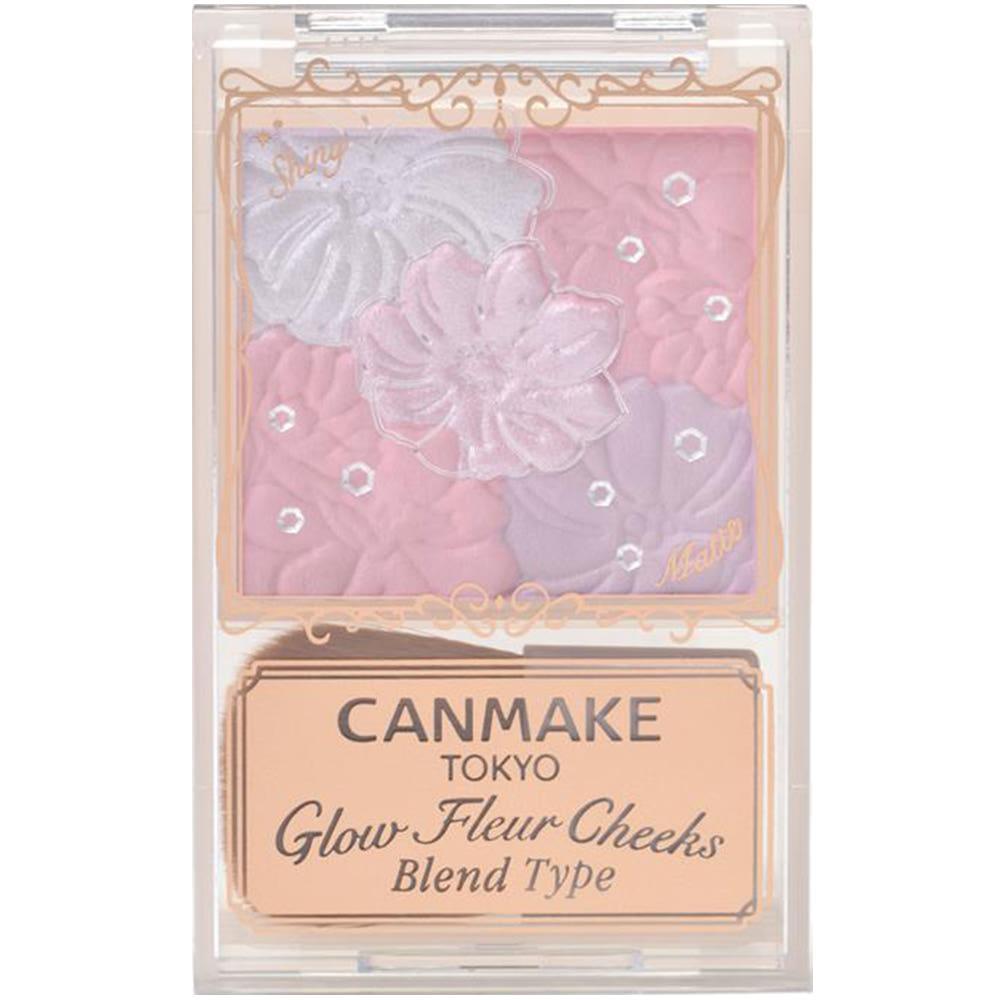 일본 캔메이크 블러셔 글로우 플뢰르 치크 볼터치 블렌드 타입 B03 라벤더 드림