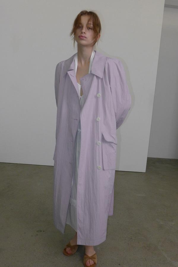 [3/20 예약배송] SIGNATURE OVERSIZED TRENCH COAT_LAVENDER