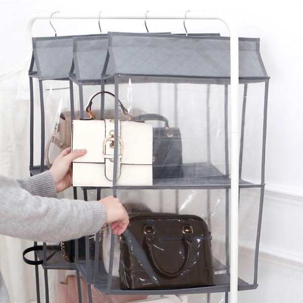 다용도 옷장 가방 수납 보관함 걸이 1개 3size 2color