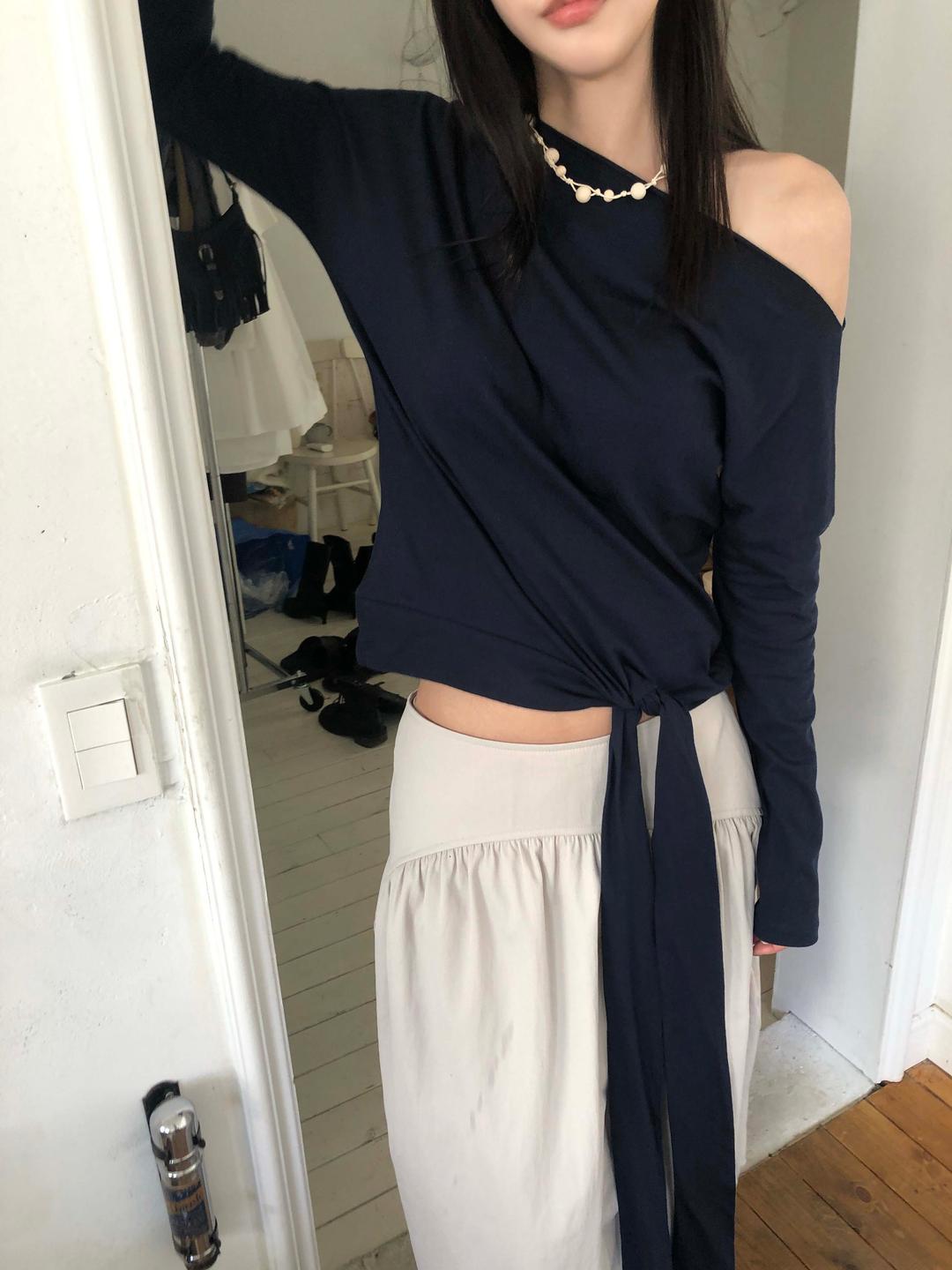 MORE OFF SHOULDER T (3COLOR)