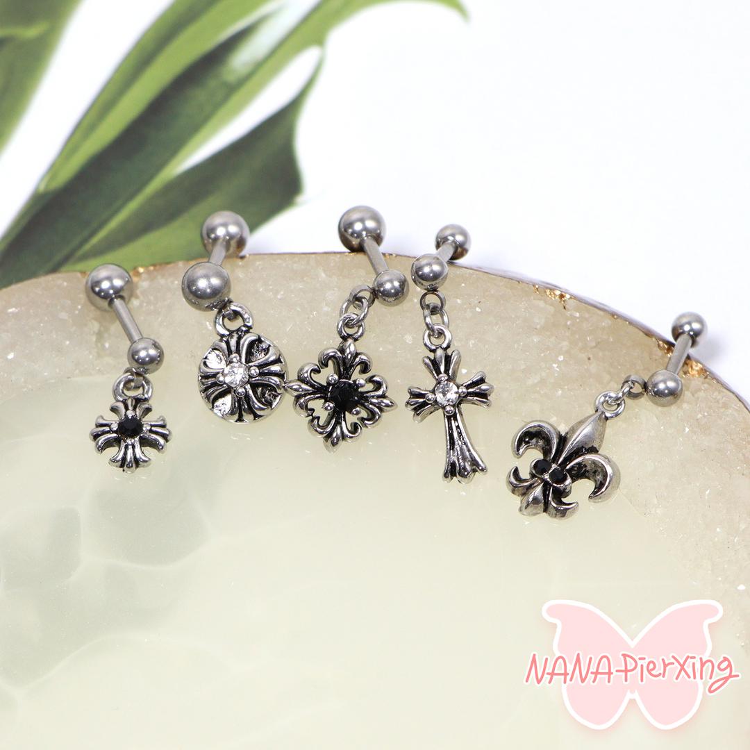 엔틱 5종 드롭 피어싱, 귀걸이 - 5type